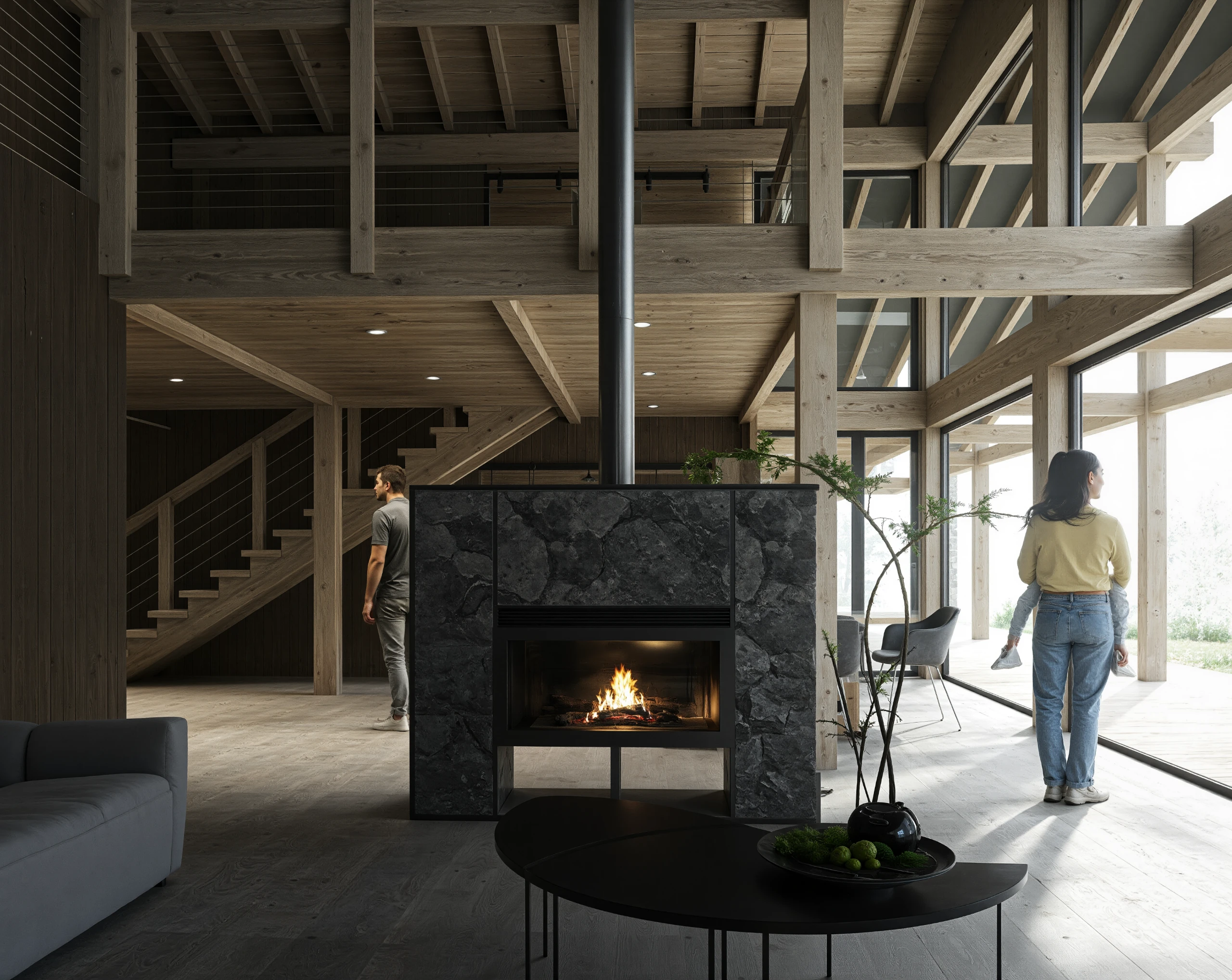 La vida interior — Luz, madera y espacios compartidos